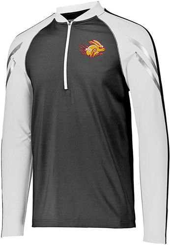 Spring 2026- Embroidered Windbreaker Jacket -Carbon/White